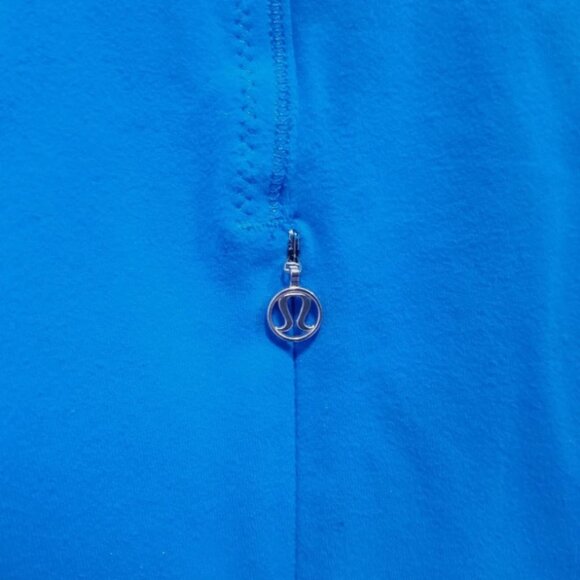 Lululemon Daily Yoga Jacket 8 Medium Polar Cream Beaming Blue Classic Stripe - Picture 9 of 12